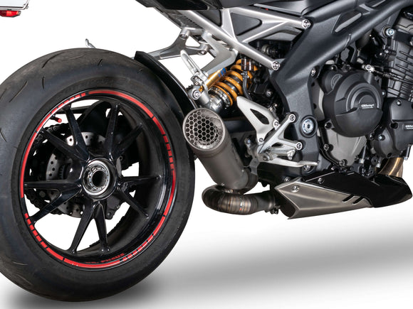 SPARK GTR0107 Triumph Speed Triple 1200RR / 1200RS (2021+) Titanium Slip-on Exhaust 