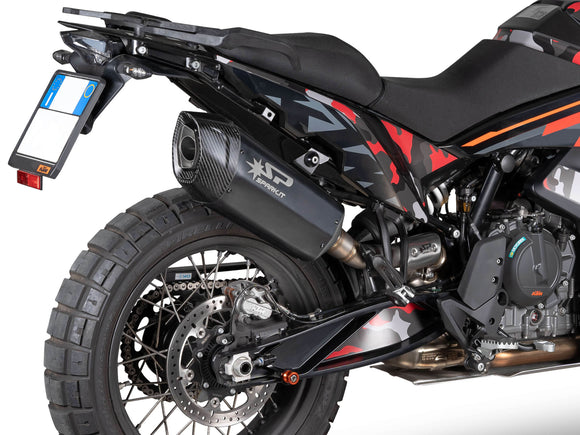 SPARK GHU0601 KTM 790 Adventure / 890 Adventure R (2021+) Black Series Full Exhaust System 