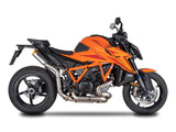 SPARK GKT0120 KTM 1290 / 1390 Super Duke R (2020+) Titanium High-mount Double Exhaust "Dyno" (EU homologated; orange end caps) – Accessories in the 2WheelsHero Motorcycle Aftermarket Accessories and Parts Online Shop