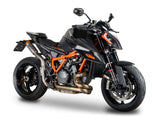 SPARK GKT0120 KTM 1290 / 1390 Super Duke R (2020+) Titanium High-mount Double Exhaust "Dyno" (EU homologated; orange end caps) – Accessories in the 2WheelsHero Motorcycle Aftermarket Accessories and Parts Online Shop