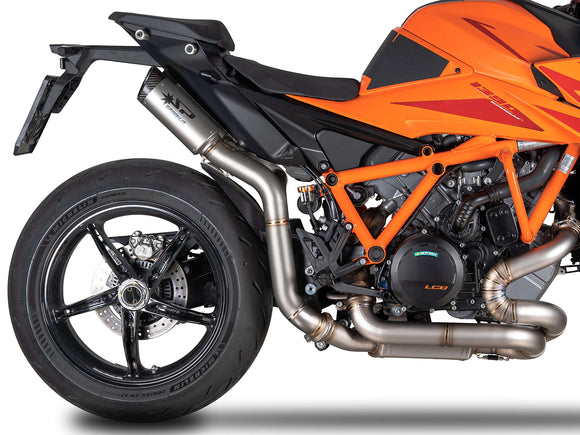 SPARK GKT0120 KTM 1290 / 1390 Super Duke R (2020+) Titanium High-mount Double Exhaust 