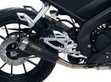 ARROW 51018MI+51004PRN Yamaha YZF-R125 (19/22) Full Exhaust System "Competition Evo Pro-Race" (dark steel; racing) – Accessories in the 2WheelsHero Motorcycle Aftermarket Accessories and Parts Online Shop