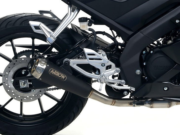 ARROW 51018MI+51004PRN Yamaha XSR125 (2022+) Steel Full Exhaust System 
