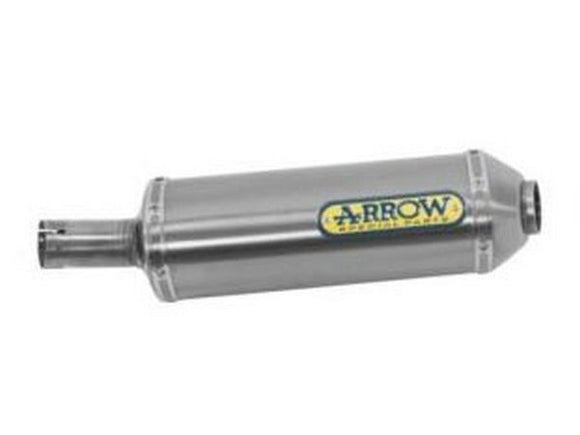 ARROW 71698AO Kawasaki ER6N / ER6F (2005+) Aluminum Slip-on Exhaust 