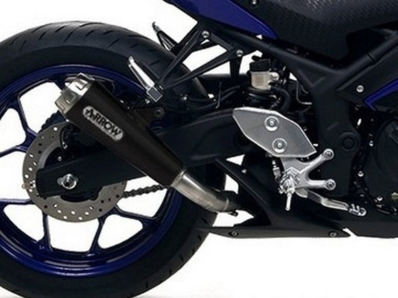 ARROW 71894PRN Yamaha R3 (2019+) Dark Steel Slip-on Exhaust 