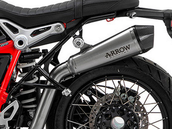 ARROW 71940XKI BMW Rninet Scrambler (2021+) Steel Alloy Slip-on Exhaust 