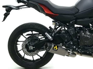 ARROW 71735KZ+71920PK Yamaha MT07 (2021+) Titanium Full Exhaust System "Competition Evo Works" – Accessories in the 2WheelsHero Motorcycle Aftermarket Accessories and Parts Online Shop