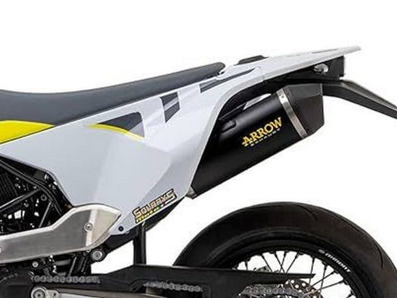 ARROW 72175PZ+72623AKN Husqvarna 701 Enduro/Supermoto (2021+) Dark Aluminum Slip-on Exhaust 