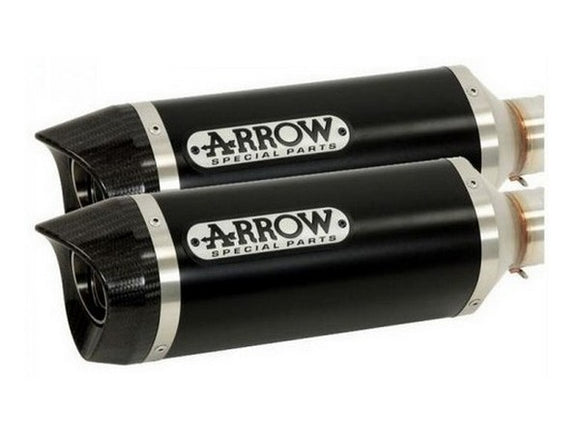 ARROW 71719AKN Yamaha R1 (2007+) Dark Aluminum Slip-on Exhaust 