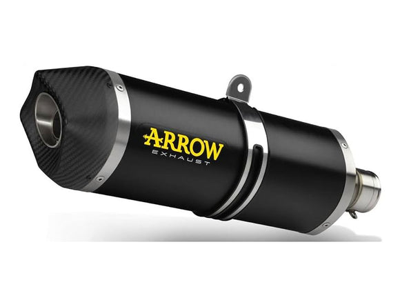 ARROW 72156PZ+72624AKN KTM 690 Enduro R (2019+) Dark Aluminum Slip-on Exhaust 