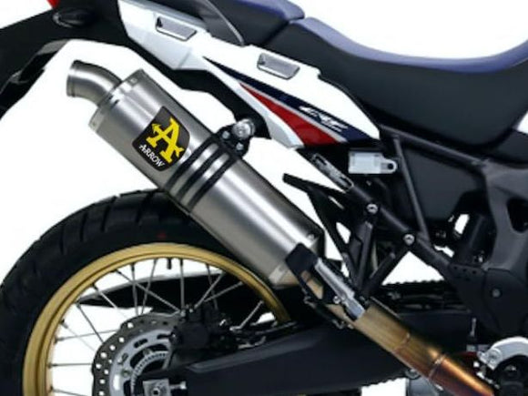 ARROW 72621PO Honda Africa Twin Adventure Sport (2018+) Titanium Slip-on Exhaust 