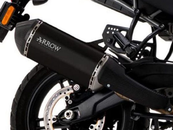 ARROW 72507SKN Harley Davidson Pan America 1250 (2020+) Black Titanium Slip-on Exhaust 