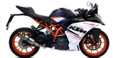 ARROW 71667MI+71860PK KTM RC390 (2017+) Titanium Slip-on Exhaust "Thunder" – Accessories in the 2WheelsHero Motorcycle Aftermarket Accessories and Parts Online Shop