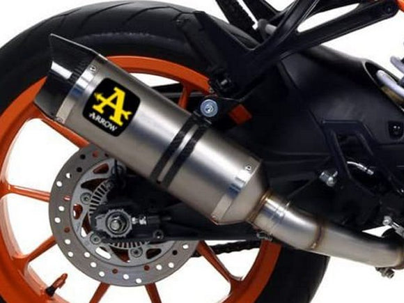 ARROW 71667MI+71860PK KTM RC390 (2017+) Titanium Slip-on Exhaust 