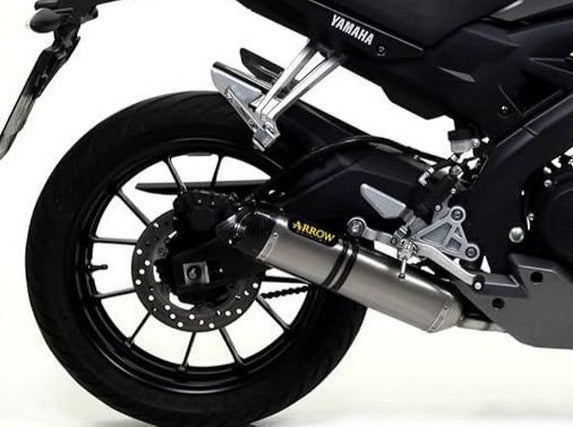 ARROW 51012KZ+51513AK Yamaha MT125 (2014+) Aluminum Full Exhaust System 