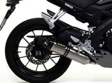 ARROW 51012KZ+51513AK Yamaha MT125 (2014+) Aluminum Full Exhaust System "Competition Evo Thunder" – Accessories in the 2WheelsHero Motorcycle Aftermarket Accessories and Parts Online Shop