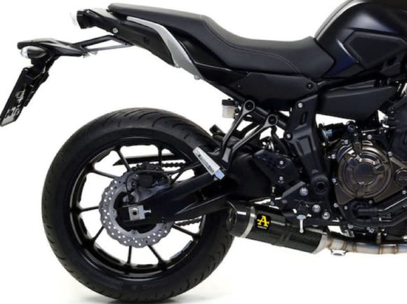 ARROW 71655KZ+71817MK Yamaha MT07 (2014+) Carbon Full Exhaust System 