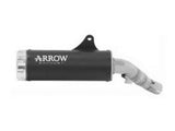 ARROW 74506RBA Kawasaki Z900RS (18/20) Dark Steel Slip-on Exhaust "Rebel" – Accessories in the 2WheelsHero Motorcycle Aftermarket Accessories and Parts Online Shop