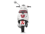AKRAPOVIC S-VE125R2-HZBL Vespa Primavera 125ie 3V (2020+) Exhaust System "Racing Line" (SS) – Accessories in the 2WheelsHero Motorcycle Aftermarket Accessories and Parts Online Shop