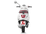 AKRAPOVIC S-VE125R2-HZBL Vespa Primavera / Sprint 3V (2020+) Exhaust System "Racing Line"(SS) – Accessories in the 2WheelsHero Motorcycle Aftermarket Accessories and Parts Online Shop