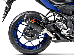 AKRAPOVIC S-Y2SO16-HAPC/1 Yamaha R3 (2021+) Slip-On Exhaust (carbon)