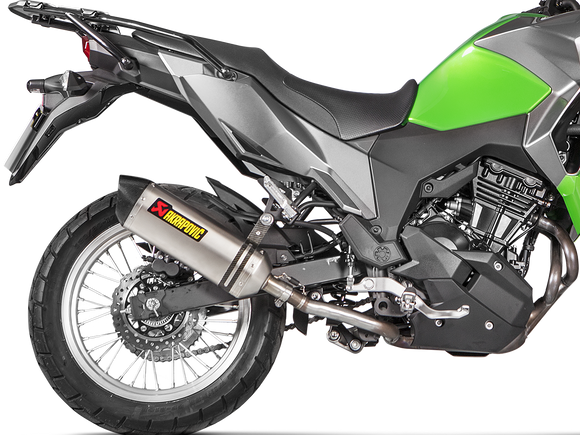 AKRAPOVIC S-K3SO2-HZT Kawasaki KLE 250 / 300 Versys-X (2020+) Slip-On Exhaust (titanium) – Accessories in the 2WheelsHero Motorcycle Aftermarket Accessories and Parts Online Shop