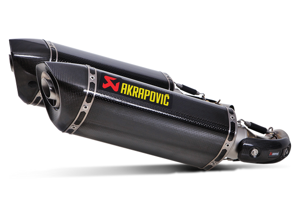 AKRAPOVIC S-D10SO7-HZC Ducati Monster 1100 / 796 / 795 / 696 Slip-on Exhaust (carbon) – Accessories in the 2WheelsHero Motorcycle Aftermarket Accessories and Parts Online Shop