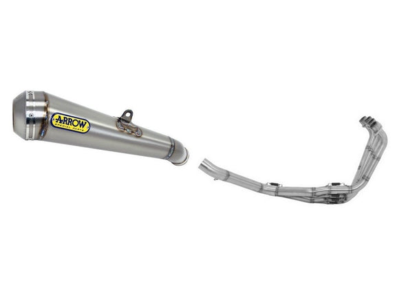 ARROW 71334MI+71632PRI Suzuki GSXR750 IE (2006+) Steel Full Exhaust System 