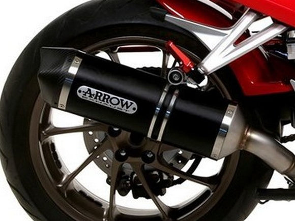 ARROW 71819AKN Honda VFR800 (2014+) Dark Aluminum Slip-on Exhaust 