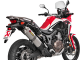 AKRAPOVIC S-H10SO16-WT Honda CRF1000L Africa Twin / Adventure Sports (2019+) Slip-on Exhaust (titanium) – Accessories in the 2WheelsHero Motorcycle Aftermarket Accessories and Parts Online Shop