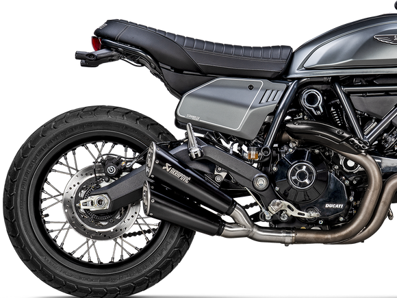 AKRAPOVIC S-D8SO6-ISSSBL Ducati Scrambler 800 (2022+) Slip-on Exhaust (SS) – Accessories in the 2WheelsHero Motorcycle Aftermarket Accessories and Parts Online Shop