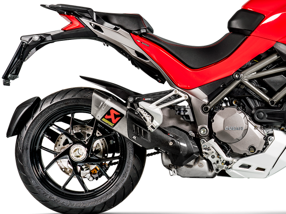 AKRAPOVIC S-D12SO9-HAPT Ducati Multistrada 1200 / 1260 (2017+) Slip-on Exhaust (titanium) – Accessories in the 2WheelsHero Motorcycle Aftermarket Accessories and Parts Online Shop