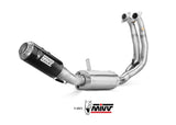 MIVV A.013 Aprilia Tuono660 (2021+) Full System Steel High Exhaust "MK3" (carbon; not approved) – Accessories in the 2WheelsHero Motorcycle Aftermarket Accessories and Parts Online Shop