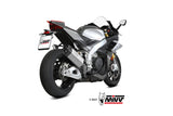 MIVV A.015 Aprilia RSV4 (2021+) Slip-on Exhaust "SR-1" (titanium; approved) – Accessories in the 2WheelsHero Motorcycle Aftermarket Accessories and Parts Online Shop