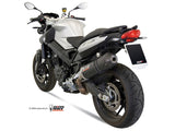 MIVV B.008 BMW F 800 R / GT (09/20) Slip-on Exhaust "Oval" (carbon+cap; approved) – Accessories in the 2WheelsHero Motorcycle Aftermarket Accessories and Parts Online Shop