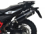 ARROW 72612AKN BMW F800GS Adventure (2013+) Dark Aluminum Slip-on Exhaust "Maxi Race Tech" – Accessories in the 2WheelsHero Motorcycle Aftermarket Accessories and Parts Online Shop