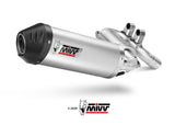 MIVV B.037 BMW F 900 XR (2025+) Slip-on Exhaust "Oval" (titanium+carbon cap; approved) – Accessories in the 2WheelsHero Motorcycle Aftermarket Accessories and Parts Online Shop