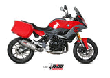 MIVV B.037 BMW F 900 XR (2025+) Slip-on Exhaust "Oval" (titanium+carbon cap; approved) – Accessories in the 2WheelsHero Motorcycle Aftermarket Accessories and Parts Online Shop