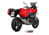 MIVV B.037 BMW F 900 XR (2025+) Slip-on Exhaust "Oval" (titanium+carbon cap; approved) – Accessories in the 2WheelsHero Motorcycle Aftermarket Accessories and Parts Online Shop