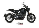 MIVV E.002 Benelli Leoncino 500 (2017+) Slip-on Exhaust "Double Gun" (black; approved) – Accessories in the 2WheelsHero Motorcycle Aftermarket Accessories and Parts Online Shop