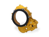 CNC RACING CA510 Ducati Hypermotard 698 Mono (2024+) Oil Bath Clear Clutch Cover (bi-color) – Accessories in the 2WheelsHero Motorcycle Aftermarket Accessories and Parts Online Shop