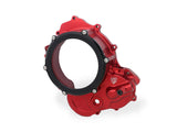 CNC RACING CA510 Ducati Hypermotard 698 Mono (2024+) Oil Bath Clear Clutch Cover (bi-color) – Accessories in the 2WheelsHero Motorcycle Aftermarket Accessories and Parts Online Shop