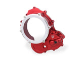 CNC RACING CA510 Ducati Hypermotard 698 Mono (2024+) Oil Bath Clear Clutch Cover (bi-color) – Accessories in the 2WheelsHero Motorcycle Aftermarket Accessories and Parts Online Shop