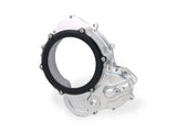 CNC RACING CA510 Ducati Hypermotard 698 Mono (2024+) Oil Bath Clear Clutch Cover (bi-color) – Accessories in the 2WheelsHero Motorcycle Aftermarket Accessories and Parts Online Shop