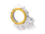 CNC RACING CA510 Ducati Hypermotard 698 Mono (2024+) Oil Bath Clear Clutch Cover (bi-color) – Accessories in the 2WheelsHero Motorcycle Aftermarket Accessories and Parts Online Shop
