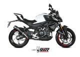 MIVV CF.004 CF MOTO 450NK ( 2023+ ) Slip-on Exhaust "AK-1" (black + carbon cap; approved) – Accessories in the 2WheelsHero Motorcycle Aftermarket Accessories and Parts Online Shop