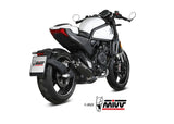 MIVV CF.003 CF MOTO 700CL-X ( 2023+ ) Slip-on Exhaust "HR-1" (black + aluminium back; approved) – Accessories in the 2WheelsHero Motorcycle Aftermarket Accessories and Parts Online Shop