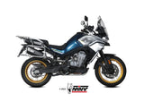 MIVV CF.001 CF MOTO 800MT ( 2022+ ) Slip-on Exhaust "Speed Edge" (black; approved) – Accessories in the 2WheelsHero Motorcycle Aftermarket Accessories and Parts Online Shop