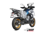 MIVV CF.001 CF MOTO 800MT ( 2022+ ) Slip-on Exhaust "Speed Edge" (black; approved) – Accessories in the 2WheelsHero Motorcycle Aftermarket Accessories and Parts Online Shop