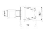 CM236PR - CNC RACING Universal Handlebar Ends "Look" (Pramac edition) – Accessories in the 2WheelsHero Motorcycle Aftermarket Accessories and Parts Online Shop